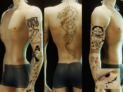 Sims 4 Mens Tattoos, Sims 4 Arm Tattoo Cc, Sims 4 Male Cc Tattoos, Tattoo Sims 4 Cc Male, Sims 4 Tattoos Male, Cc Sims 4 Tattoo, Sims 4 Male Tattoos, Sims 4 Tattoos, Yakuza Tattoo