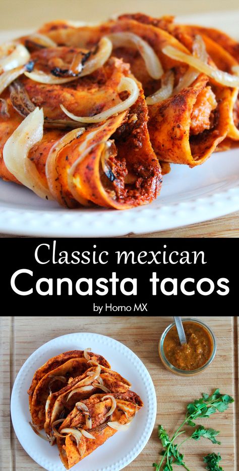 American Tacos Recipes, Types Of Tacos Different, Authentic Hispanic Recipes, Mexican Meals Authentic, Traditional Mexican Dishes Mexico, Mexican Lunch Ideas, Red Tacos, Traditional Tacos, Mexican Cuisine Recipes