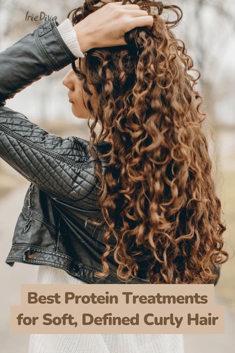 Protein Curly Hair Products, Protein For Curly Hair, Define Curly Hair, Long Layered Curly Hair, Coiled Hair, Protein Shampoo, Haircut For Square Face, Hair Falls, High Porosity Hair