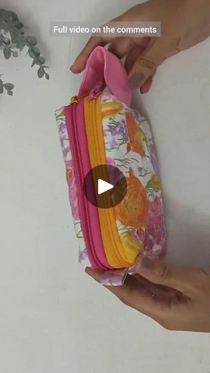 1.4K views · 30 reactions | DIY Double Zipper Pouch 

 #fbreels #fbviral #diyprojectideas #easysewing #handmadewithlove #quilt #diycraft #diyprojects #sewist #handmade | DIY Cheng | Kim Sung Hwan · So Cute Affordable Handheld Pouch With Zipper Closure, Pink Pouch Bag With Detachable Strap, Recessed Zipper Bag Tutorial, Double Zipper Pouch Tutorial, Double Zipper Pouch, Diy Bag, Zipper Pouch, Handmade Crafts, Easy Sewing