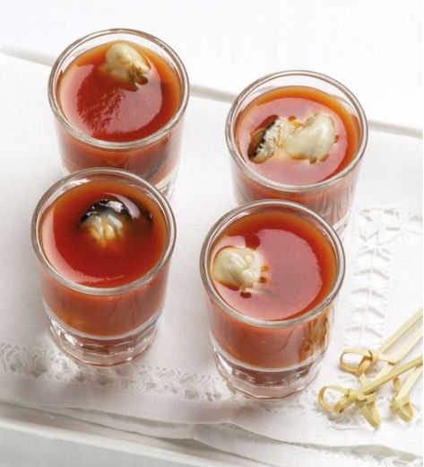 Oyster Shooters Recipe, Food Shooters, Oyster Shooter Recipe, Craft Drinks, Maryland Crab Soup, Soup Shooters, Oyster Shooter, Bar Manager, Oyster Roast