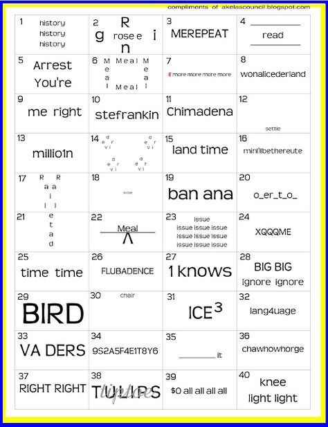 Free word puzzles. I used to love these as a kid. Great critical thinking activity! Printable Brain Teasers, Rebus Puzzles, Brain Teasers For Kids, Critical Thinking Activities, E Mc2, Brain Teaser, Early Finishers, Word Puzzles, Brain Breaks