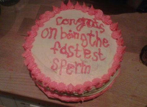 Fastest Sperm Cakes Quotes, Weird Cakes, Cursed Cakes, Funny Cakes, Bad Cakes, Ugly Cakes, Cakes To Make, Cake Quotes, Cake Wrecks