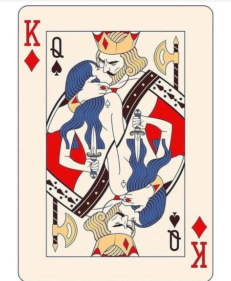 Pop Culture in Arts on Instagram: “@mahdieh.farhadkiaei” Playing Cards Art, Playing Cards Design, Art Carte, Playing Card, Card Art, Poker, The Queen, Card Design, Art Inspo