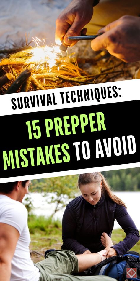 Survival techniques: 15 prepper mistakes to avoid. Our guide highlights the most common errors and provides tips on how to prevent them, ensuring you stay prepared for any situation. Save this pin for later and become a more effective prepper. Click to learn more about these critical survival techniques! Urban Survival Kit, Survival Videos, Primitive Survival, Communications Plan, Survival Life Hacks, Survival Techniques, Urban Survival, Personal Improvement, Survival Life