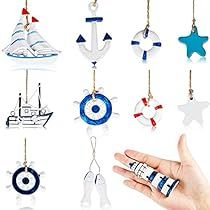 Ocean Ornaments, Sea Glass Ornaments, Beach Christmas Decor, Nautical Christmas Tree, Nautical Christmas Ornaments, Nautical Ornaments, Holiday Crafts Gifts, Beach Christmas Decorations, Beach Decorations