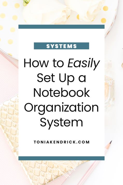 Organize Notes For Work, Organization Systems, Daily Organization System, Admin Organization Ideas, Work Notes Organization Ideas, How To Organize Work Notes, Organizing Notebooks, To Do Notebook, Work Notebook Ideas