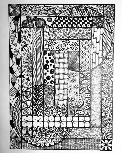 Zantangle Art, Zentangle Pattern, Zen Doodle Patterns, Art Beat, Zentangle Artwork, Zen Doodle Art, Zentangle Designs, Mandala Art Lesson, Sharpie Art