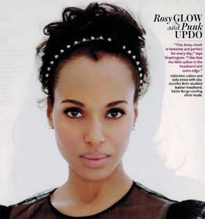 Kerry Washington In Style Magazine, Hair Dressers, Kerry Washington Style, Iconic Jewelry, Luxury Hair Accessories, Olivia Pope, Jennifer Behr, Kerry Washington, Style Magazine