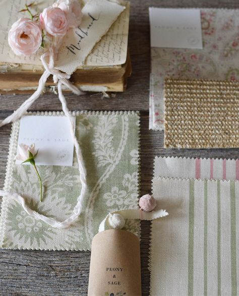 Sage Bedroom Ideas, Sage Bedroom, Peony And Sage, Susie Watson, Pretty Fabric, Peonies, Burlap Bag, Bedroom Ideas, Color Palette