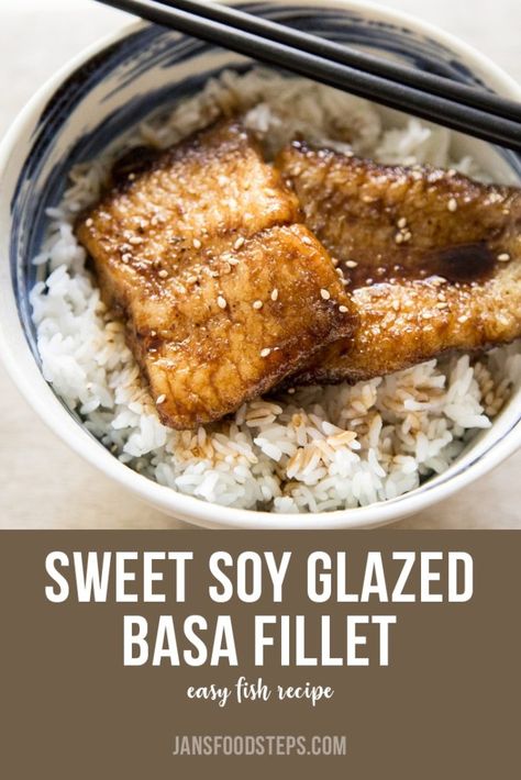 Baked Basa Fillet Recipe, Basa Fillet Recipes, Unagi Don, Basa Fish Recipes, Fillet Recipes, Fish Fillet Recipe, Soy Recipes, Easy Fish Recipes, Fish Recipes Healthy