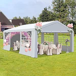 Outdoor Wedding Gazebo, Tents For Parties, Canopy Party, Party Gadgets, Camping Gazebo, Party Canopy, Canopy Tent Outdoor, Wedding Canopy, Gazebo Tent