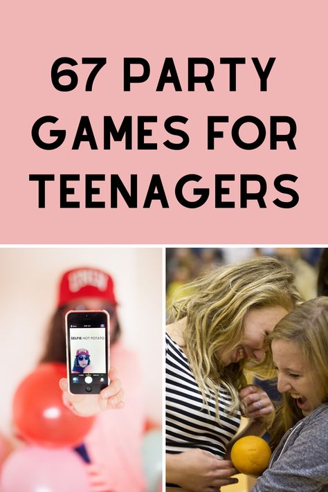 67 Party Games for Teenagers - peachy party games Party Games For Teenagers, Teenage Party Games, Games For Teenagers, Teen Birthday Party Games, School Party Games, Teenage Birthday Party, Teenage Parties, Funny Party Games, Outdoor Party Games