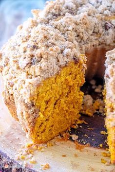 Pumpkin Streusel Coffee Cake, Love Bakes Good Cakes, Pumpkin Streusel, Good Cakes, Pecan Desserts, Streusel Coffee Cake, Pumpkin Coffee Cakes, Streusel Muffins, Cake Coffee