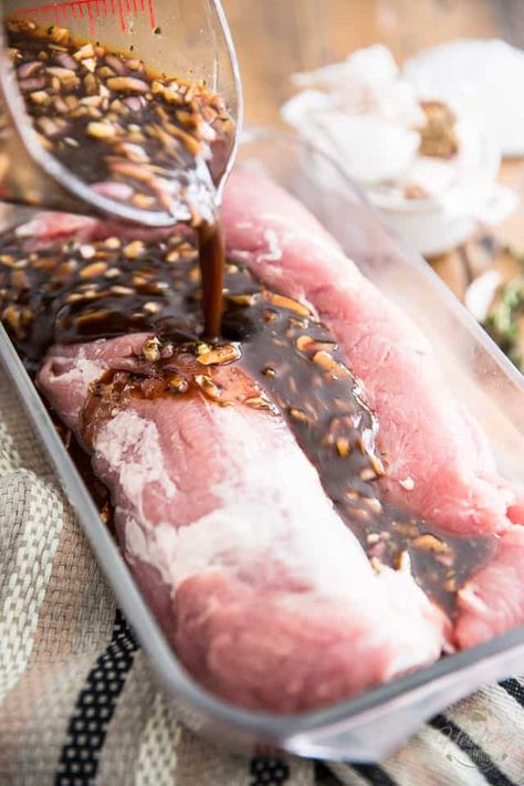 Maple Balsamic Pork Tenderloin by Sonia! The Healthy Foodie | Recipe on thehealthyfoodie.com Balsamic Pork Tenderloin, Balsamic Pork Tenderloins, Balsamic Pork, Maple Balsamic, Pork Loin Recipes, Pork Dinner, Tenderloin Recipes, Pork Tenderloin Recipes, Stuffed Pork Tenderloin