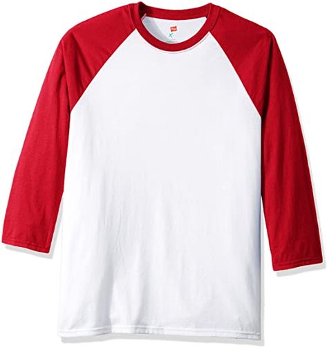 Homecoming Outfit, Baseball Tee Shirts, Matching Christmas Shirts, Reds Baseball, Black And White Shirt, Raglan Tee, Baseball Shirts, Deep Red, Baseball Tee