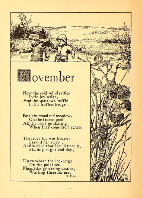 Spice Tea Recipe, Autumn Poetry, Nursery Rhymes Poems, Autumn Poems, Childrens Poems, Childrens Poetry, Kids Poems, Spice Tea, Autumn Quotes