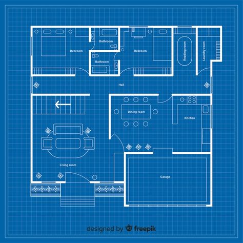 Blueprint Drawing Architecture, Blueprint For House, How To Draw Blueprints, Blueprint Of House, Blue Print Of House, Blue Print House, Interior Design Blueprint, Blue Prints House, House Blue Prints