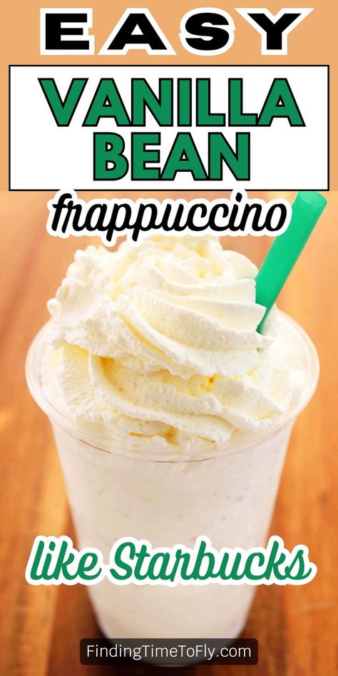 If you love Starbucks you should try this copy cat starbucks vanilla bean frappuccino recipe. It's easy to make this Vanilla Bean Frappe. Save lots of money by making your own Vanilla Bean Frappuccino at home! Experiment with different flavors by adding fruiit, syrups and extracts, too! Enjoy! Copycat Starbucks Vanilla Bean Frappuccino Starbucks Recipes Vanilla, Frozen Frappuccino Recipe, At Home Starbucks Recipes, Vanilla Bean Frappe Recipe, Vanilla Bean Frappachino, Frappachino Recipe, Vanilla Bean Frappuccino Recipe, Starbucks Vanilla Frappuccino, Starbucks Vanilla Bean