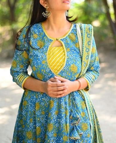 Simple cotton dress pattern indian