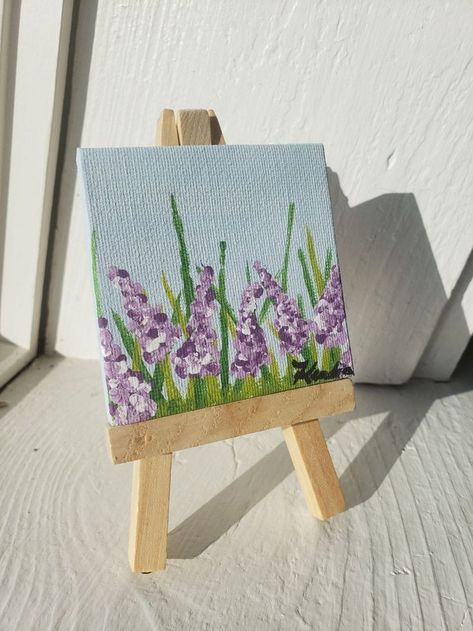 Easel Painting Ideas, Painting Ideas On Canvas Simple, Painting Ideas On Canvas Easy, Mini Toile, Easel Painting, Small Canvas Paintings, Simple Canvas Paintings, Cute Canvas Paintings, Easy Canvas Art