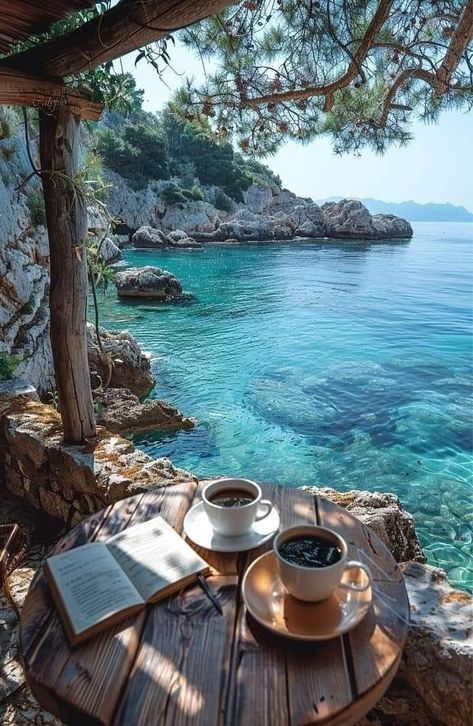 Pretty Landscapes, Alam Yang Indah, Nature Wallpaper, Cup Of Coffee, Nature Pictures, Travel Pictures, Dream Vacations, Beach Life, Beautiful Landscapes