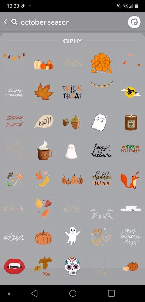 Fall Insta Story Stickers, October Instagram Story Ideas, Halloween Instagram Story Stickers, Fall Instagram Story Stickers, October Ig Story, Fall Snapchat Stickers, October Aesthetic Instagram, Fall Gifs Instagram, Halloween Stickers Instagram