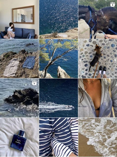 🦋💙🐟🐬🫐🌊 Instagram Collage Aesthetic, Blue Insta Aesthetic, Navy Blue Pictures Aesthetic, Mermaid Instagram Feed, Light Blue Instagram Feed, Siren Instagram Feed, Blue Green Instagram Feed, Dark Blue Instagram Feed, Navy Instagram Feed