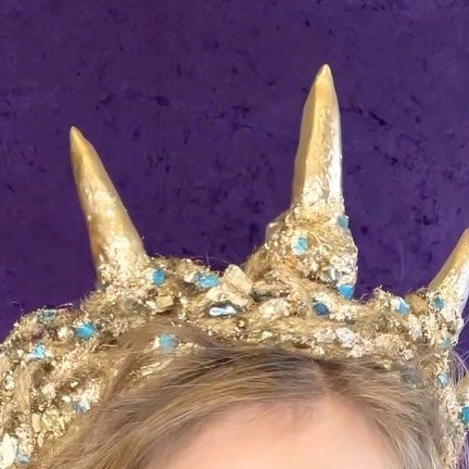 Crowns by Melissa Loschy on Instagram: "Recreating King Triton’s crown from the new #LittleMermaid 🧜🏾‍♂️ 👑" King Triton Crown Diy, King Triton Crown, King Triton, Mermaid Ideas, Mermaid Crown, Diy Crown, Cri Cri, Quinceanera Ideas, May 27