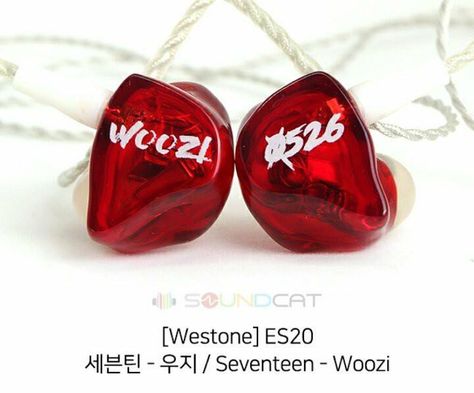 #SEVENTEEN in-ear stage earphones #WOOZI Ear Monitors Kpop, In Ear Monitors Kpop, Ear Monitors, Woozi Seventeen, In Ear Monitors, Seventeen Album, Pledis Entertainment, Chanyeol, Mini Albums