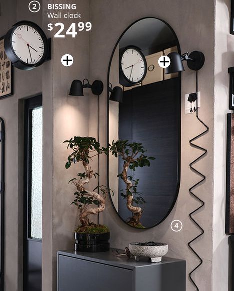 The Best of IKEA: The Best New Items from the IKEA 2021 Catalogue Lindbyn Mirror Ikea Living Room, Oval Mirror Hallway, Ikea Lindbyn, Ikea Mirror Wall, Best Of Ikea, Ikea Bathroom Mirror, Ikea Vardagen, Ikea Mirror Hack, Ikea 2021