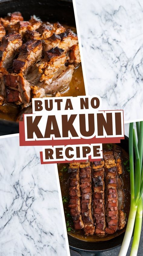 Buta No Kakuni: The Ultimate Japanese Braised Pork Belly Recipe Pork Belly Japanese Recipe, Kakuni Recipe, Japanese Braised Pork Belly, Sweet Soy Glaze, Soy Glaze, Braised Pork Belly, Pork Belly Recipes, Classic Recipes, Braised Pork