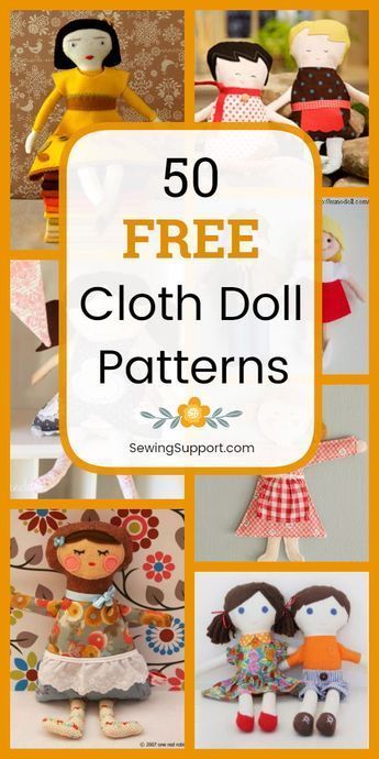 sewing toys easy Free Easy Doll Pattern, Free Small Doll Pattern, How To Make Rag Dolls, Stuffed Doll Patterns Free, Easy Doll Patterns Free, Rag Dolls Handmade Diy, Doll Sewing Patterns Free Templates, Soft Dolls Patterns Free, Free Rag Doll Pattern Sewing