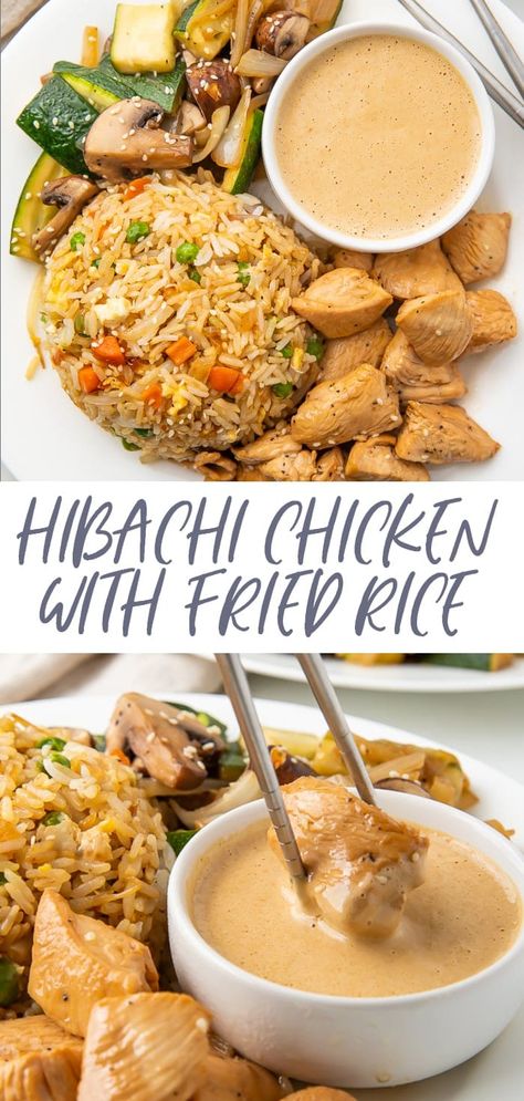 Habatchi Recipe, Spicy Mustard Sauce, Chicken With Fried Rice, Hibachi Dinner, Colorful Tips, Breakfast Goals, Hibachi Recipes, Poster Easy, Hibachi Chicken