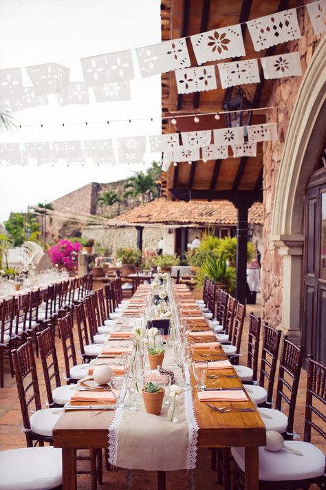 Photography By / http://klkphotography.com,Event Coordination, Floral Event Design By / http://thedazzlingdetails.com Registry Wedding, Puerto Vallarta Wedding, Mexican Themed Weddings, Hacienda Wedding, Rustic Wedding Ceremony, Wedding Party Planning, Spanish Wedding, Boda Mexicana, Floral Event Design