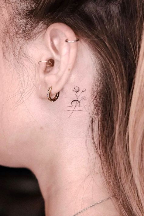 Libra Tattoo Behind The Ear, Libra Tatoos Ideas For Woman, Libra Behind Ear Tattoo, Tattoo For Libra Women, Libra Ear Tattoo, Libra Wrist Tattoo, Libra Tattoo Behind Ear, Tattoo Ideas For Libra Women, Libra Small Tattoo Ideas