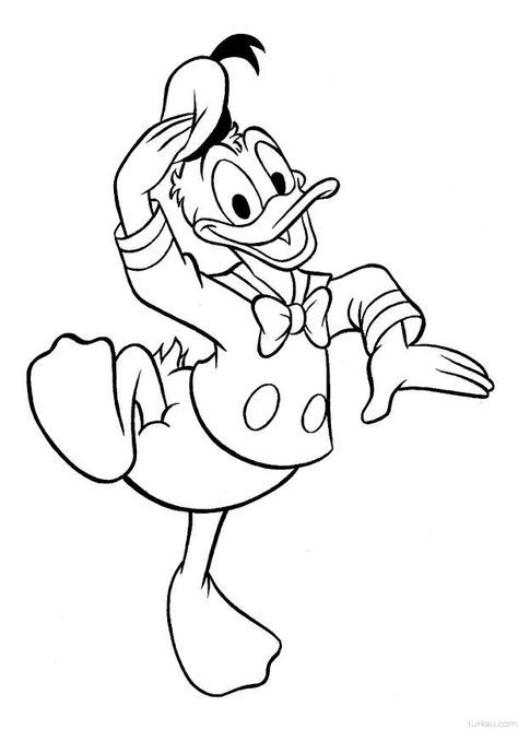 Donald Duck Coloring Pages, Duck Coloring Pages, Disney Coloring Sheets, Donald And Daisy Duck, Coloring Pages Inspirational, Disney Colors, Online Coloring Pages, Cartoon Coloring Pages, Disney Coloring Pages