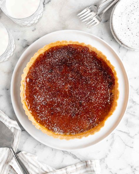 Pumpkin Crème Brûlée Tart - Food Duchess Pumpkin Creme Brulee Pie, Pumpkin Pie Brulee, Pumpkin Pie Creme Brulee, Bourbon Brûlée Pumpkin Pie, Pumpkin Creme Brulee, Perfect Pumpkin Pie, Easy Strawberry Shortcake, Pumpkin Tarts, Pumpkin Custard