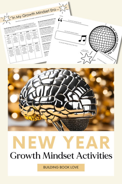 Growth Mindset and Goal Setting: New Year Activities for Students New Year Therapy Activities For Teens, New Year Activities Middle School, Growth Mindset 3rd Grade, Goal Setting Lessons For Elementary, New Years Activities For Middle School, 3rd Grade New Years Activity, New Year Stem Activity, New Years Counseling Activities, New Years 3rd Grade Activities