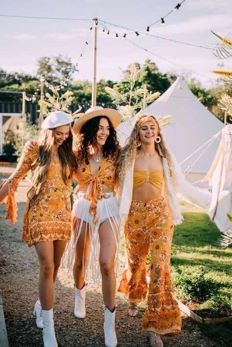 Cute Hippie Outfits, Mode Coachella, Hippie Festival Outfit, Looks Hippie, Look Hippie Chic, Moda Hippie, Look Boho Chic, Hippie Clothing, Look Festival