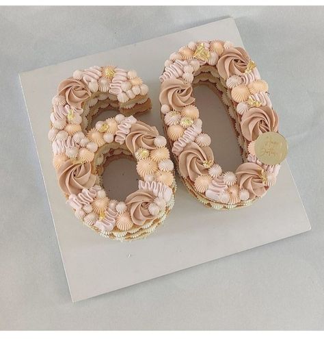 60 Number Birthday Cake, Number Cake Neutral Colors, Number 60 Birthday Cakes For Women, 50 Number Cake Gold, Number 75 Birthday Cake, Number Cake Anniversary, Elegant Number Cake, 50th Birthday Pull Apart Cupcakes, Boho Number Cake