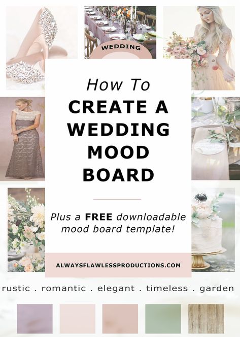 Wedding Budget Template, Wedding Design Board, Non Traditional Wedding Ring, Wedding Budget Planner, Wedding Color Pallet, Rustic Elegant Wedding, Mood Board Template, Board Template, Weddings By Color