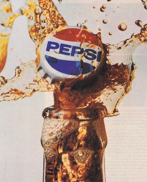 Vintage Pepsi Poster, Vintage Pepsi Ads, Pepsi Poster, Pepsi Aesthetic, 80s Pepsi, Retro Pepsi, Soda Aesthetic, Pepsi Vintage, Pepsi Ad