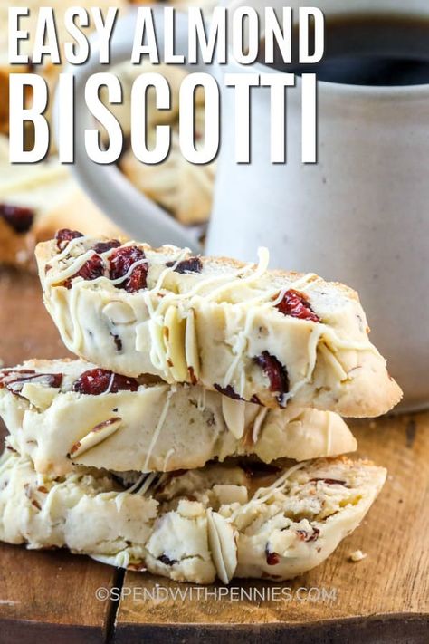 Cherry Pistachio Biscotti Ina Garten, Cranberry Almond Biscotti Recipe, Almond Cranberry Biscotti, Cherry Almond Biscotti Recipe, Coconut Biscotti Recipe, Cherry Biscotti Recipe, Biscotti Recipe Easy, Cranberry Biscotti Recipe, Cherry Biscotti