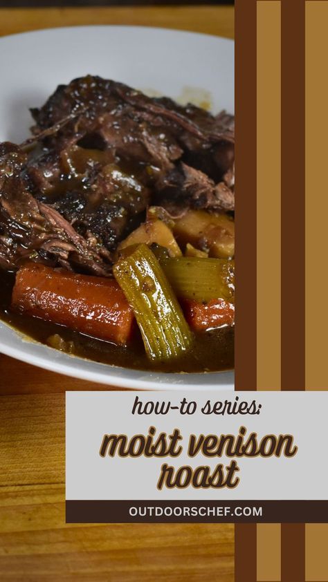 how to keep venison roast moist Brine For Venison Roast, Venison Round Roast Recipes, How To Cook A Venison Roast, Best Venison Roast Crockpot, Venison Top Round Recipes, Venison Sirloin Tip Roast, Venison Roast Recipes Oven, Venison Rump Roast Recipes, Deer Roast Recipes Oven