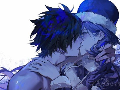 Gray Juvia, Fairy Tail Juvia, Juvia And Gray, Fairy Tail Gruvia, Fairy Tail Gray, Fairy Tail Pictures, Juvia Lockser, Fairy Tail Love, Fairy Tail Art