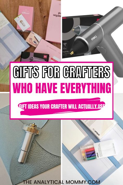 Are you confused of what gifts you need to get for a crafter who literally has everything? If so, you don't have to spend hours and hours because we've got you the best gift ideas for crafters that they will totally appreciate it. I promise, she will be happy having these craft gifts from you. Crafters Gift Basket Ideas, Craft Lover Gifts, Gift Ideas For Crafty People, Christmas Gift Ideas For Crafters, Craft Tools Must Have, Gift For Crafter, Christmas Gifts For Crafters, Gifts For Crafty Women, Gifts For Crafty People