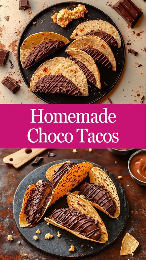 Chocolaty, crunchy, and oh-so-sweet—these homemade Choco Tacos are the perfect nostalgic treat for summer! 🍫🌮 #ChocoTaco #SummerTreats #NostalgicDessert #ChocolateLovers #SweetIndulgence #DessertGoals #FrozenDelights #SummerVibes #HomemadeGoodness #ChocoAddict 🍫🌮 Choco Taco, Creamy Ice Cream, Crispy Waffle, Ice Cream Base, Waffle Cone, Unique Desserts, Waffle Cones, Creamed Eggs, Summer Afternoon