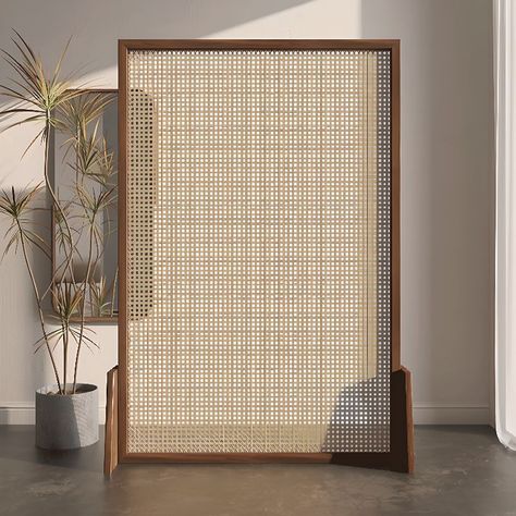 Room Dividers You'll Most Need | Litfad page 5 Divide A Room Into Two, Rattan Partition, Wood Partition, Pinus Sylvestris, Master Design, Partition Walls, Wood Ash, Partition Wall, Room Dividers