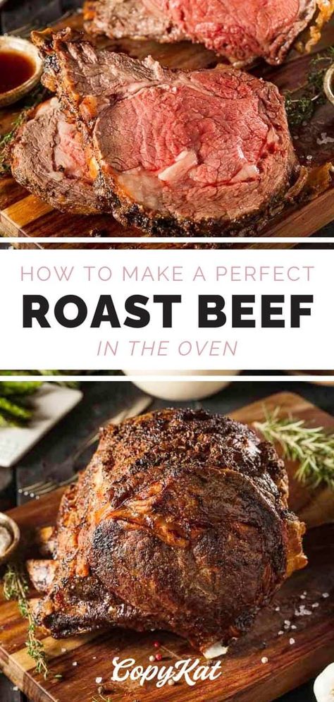 Learn how to make the perfect roast beef in the oven. In fact, I think it is one of the easiest main dishes to make. This easy recipe is classic comfort food and will be a hit with your family. Give it a try! Beef Arm Roast, Roast Beef Recipes Oven, Bottom Round Roast, Perfect Roast Beef, Roast Beef Dinner, Cooking Roast Beef, Perfect Roast, Cooking A Roast, Roast Beef Recipes